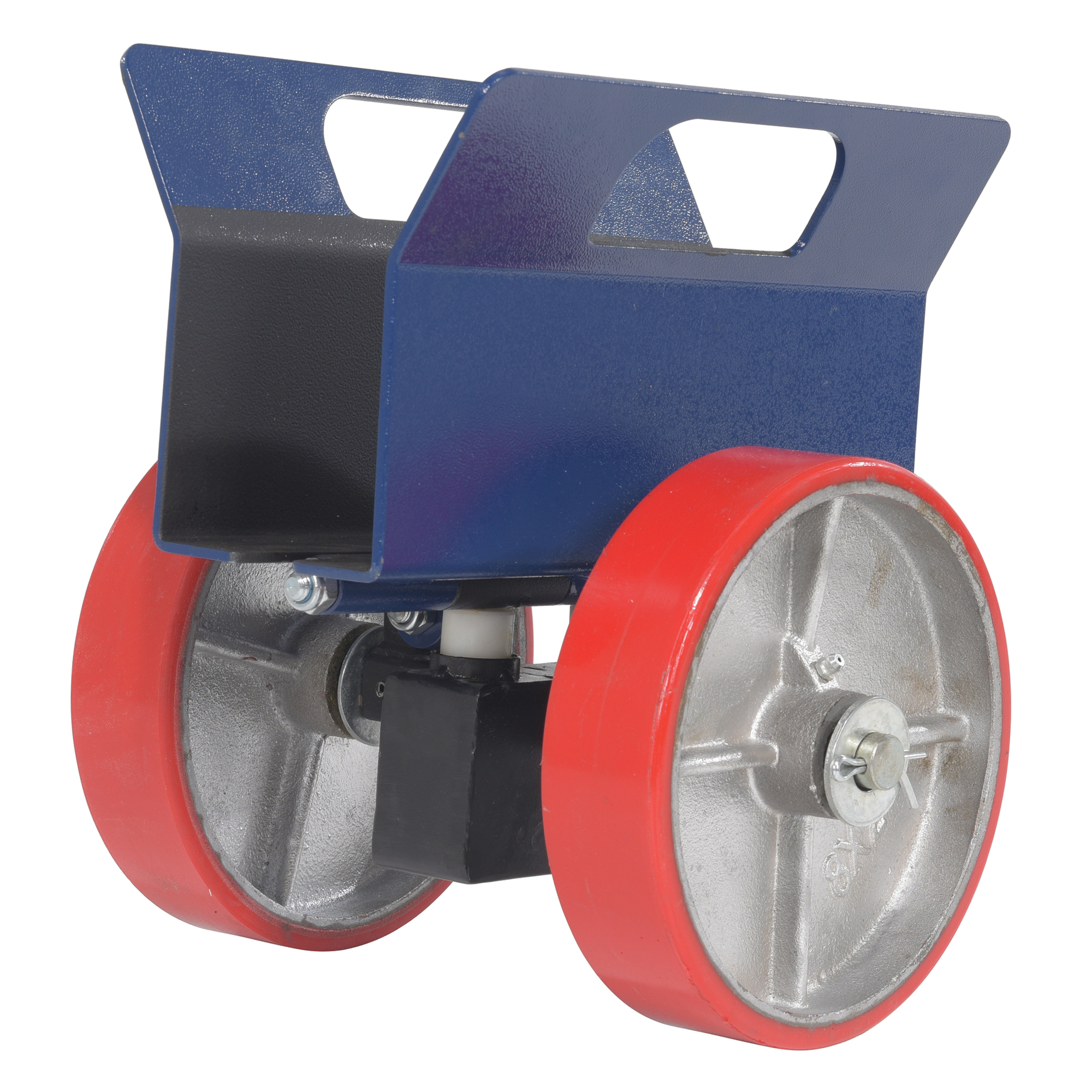 Vestil Adjustable Panel Dolly - 12.25in. Height, Steel, 1500-Lb. Capacity, Poly on Steel Casters, Model# PLDL-HD-4-8PS